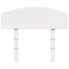 vidaXL Cabeceira 100 cm madeira de pinho maciça branco