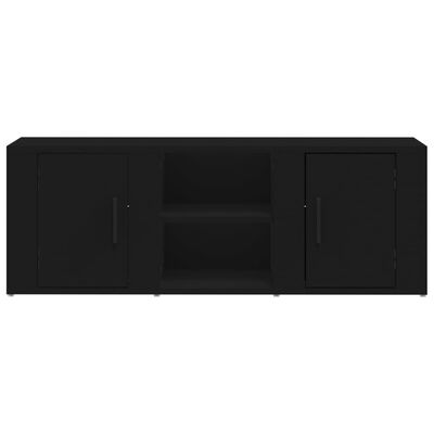 vidaXL Móvel de TV 100x31,5x35 cm derivados de madeira preto