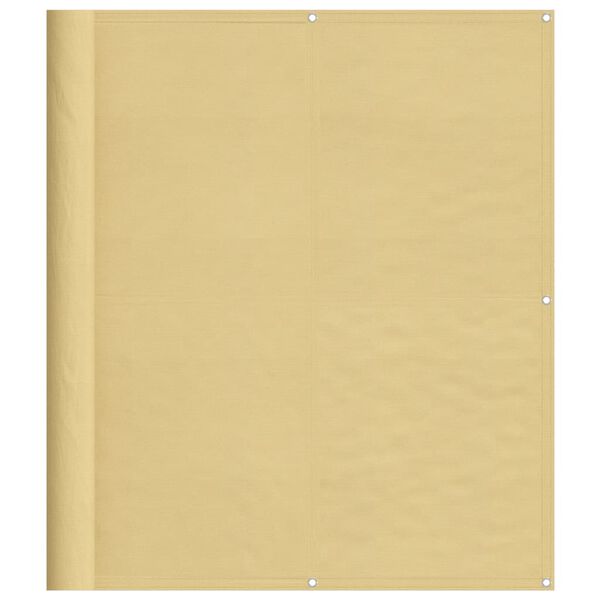 vidaXL Tela de varanda 120x400 cm 100% poli&eacute;ster oxford cor areia