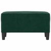 vidaXL Banco 70x35x41 cm veludo verde-escuro