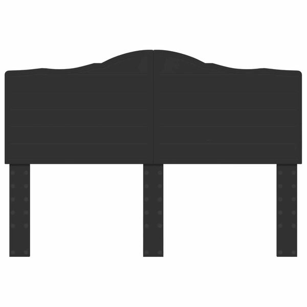 vidaXL Cabeceira Carvalho Preto 150 cm Madeira processada