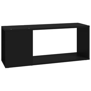 vidaXL M&oacute;vel de TV 80x24x32 cm derivados de madeira preto