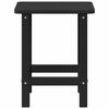 vidaXL Mesa Lateral Adirondack Preto 38 x 38 x 46 cm HDPE