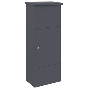 vidaXL Caixa para entrega de pacotes Antracite 44,5 x 29 x 110,5 cm