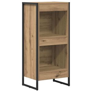 vidaXL Gabinete de Livros Carvalho Artesanal 80 x 30 x 155 cm
