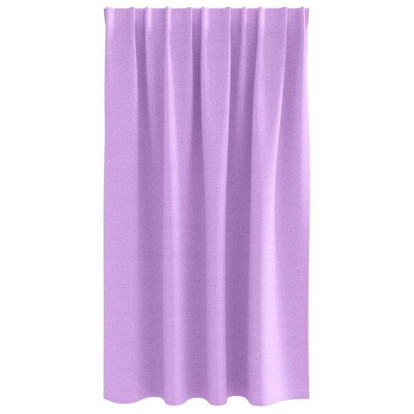 vidaXL Cortinas Blackout com Argolas 2 pcs Roxo 140 x 140 cm Poli&eacute;ster