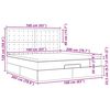 vidaXL Estrutura de cama otomana com colch&atilde;o 160x200 cm preta