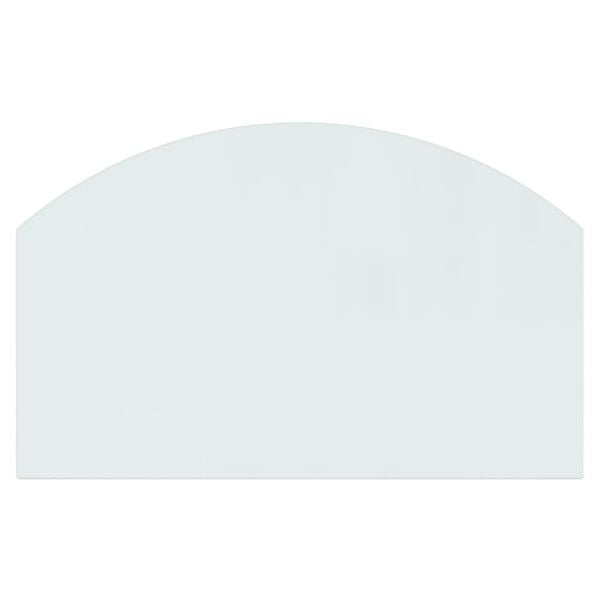 vidaXL Placa de vidro para lareira 80x50 cm