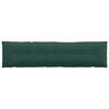 vidaXL Travesseiro para Costas Verde Escuro 200 x 50 cm