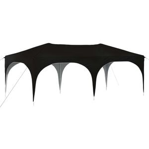 vidaXL Tenda de Festa Pop-up 575 x 288 x 245 cm Preto Tecido Oxford
