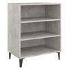 vidaXL Aparador 57x35x70 cm derivados de madeira cinza cimento