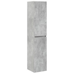 vidaXL Gabinete de Banheiro Suspenso Cinzento Cimento