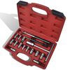 vidaXL Conjunto cortador de base, injector diesel, 17 pe&ccedil;as