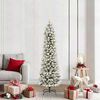 vidaXL &Aacute;rvore de Natal Artificial Branco 180 cm PVC, Metal e Pl&aacute;stico