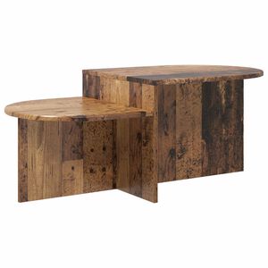 vidaXL Mesa de centro Madeira antiga 100 x 50 x 40 cm