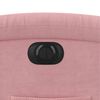 vidaXL Poltrona de massagens reclin&aacute;vel veludo rosa