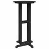 vidaXL Mesa de bar Preto 55 x 55 x 107 cm Polietileno
