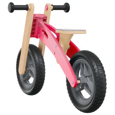 vidaXL Bicicleta de equilíbrio para criança rosa