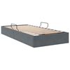 vidaXL Cama com Armazenamento Cinza Escuro 90 x 190 cm Veludo