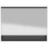 vidaXL Armário espelhado para casa de banho 80x15x60 cm MDF antracite