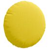 vidaXL Almofadas de Assento 2 pcs Amarelo Claro &Oslash;30 x 13 cm tecido