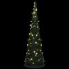 vidaXL &Aacute;rvore Natal pop-up artificial pr&eacute;-iluminada 150 cm verde