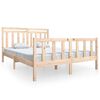 vidaXL Estruturas de cama Natural 160 x 200 cm Solid Pine Wood