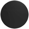 vidaXL Tampo de Mesa &Oslash; 70 x 1,5 cm Redondo Derivados de Madeira Preto