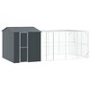 vidaXL Gaiola para P&aacute;ssaros Antracite 635 x 304 x 247 cm