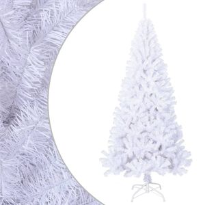 vidaXL &Aacute;rvore de Natal artificial com ramos grossos 240 cm PVC branco