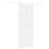 vidaXL Porta Deslizante ORKDAL 83 x 211 cm Derivados de Madeira Branco