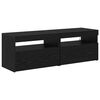vidaXL Gabinete para TV 2 pcs Carvalho Preto 60 x 35 x 40 cm