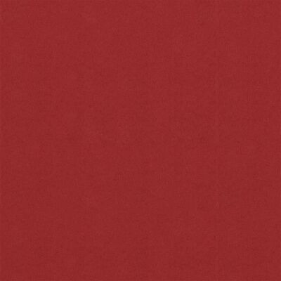 vidaXL Tela de varanda 120x500 cm tecido Oxford vermelho