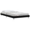 vidaXL Estrutura de cama 90x200 cm derivados de madeira preto