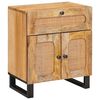 vidaXL Arm&aacute;rio de Cabeceira com gaveta Natural 50 x 33 x 60 cm