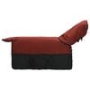 vidaXL Cobertor de Cavalo Bord&ocirc; e Preto 125 cm Poli&eacute;ster