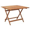 vidaXL Mesa de jardim dobr&aacute;vel 90x90x75 cm madeira de ac&aacute;cia maci&ccedil;a