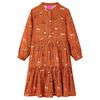 Vestido para crian&ccedil;a cor conhaque 104