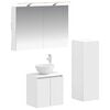 vidaXL Conjunto de M&oacute;veis para Banheiro 4 pcs Branco