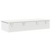 vidaXL Prateleira parede c/ gavetas 100x37,5x19cm deriv.madeira branco