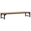 vidaXL Suporte para Monitor Carvalho Arttisan 85 x 23 x 15,5 cm