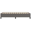 vidaXL Estrutura de cama 80x200 cm couro artificial cinza