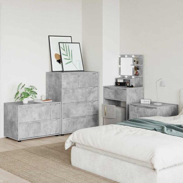 vidaXL Arm&aacute;rio de arruma&ccedil;&atilde;o Cinzento 80 x 48 x 57 cm