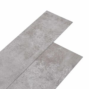 vidaXL Pranchas de Piso PVC Autoadesivas Cinza Terra 30,5 x 61 cm