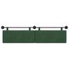 vidaXL Cabeceira Suspensa Liso Verde Selva 210 x 55 x 5 cm