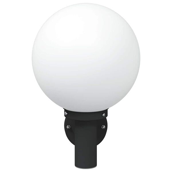 vidaXL Luz de Parede para Exterior Preto 28 x 25 x 38 cm