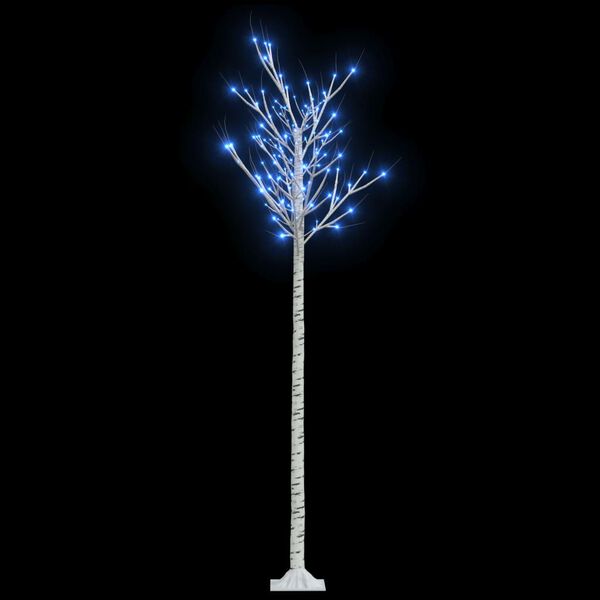 vidaXL Árvore de Natal 200 LEDs salgueiro int./ext. 2,2m azul