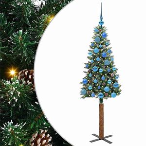 vidaXL &Aacute;rvore de Natal Slim Verde 150 cm
