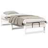 vidaXL Estrutura da Cama Branco 80 x 200 cm Madeira de Pinheiro S&oacute;lida