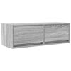 vidaXL M&oacute;vel de TV 80x31x25,5 cm derivados de madeira sonoma cinzento